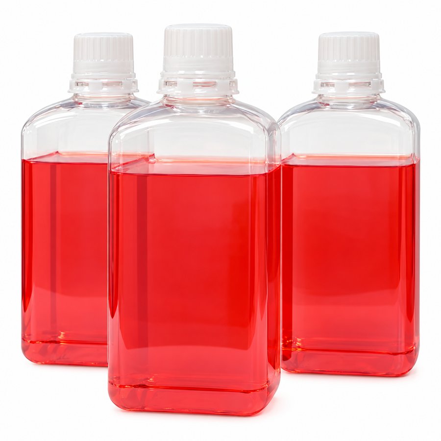 Culture media bottles, อาหารเลี้ยงเชื้อ